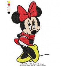 Minnie Mouse 09 Embroidery Design